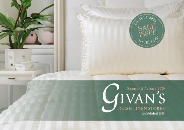 Request Your Free Givan's Luxury Home Linens Catalogue Today!