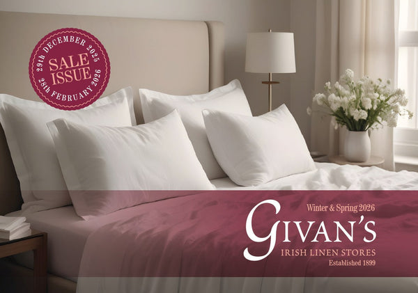 Request Your Free Givan's Luxury Home Linens Catalogue Today!
